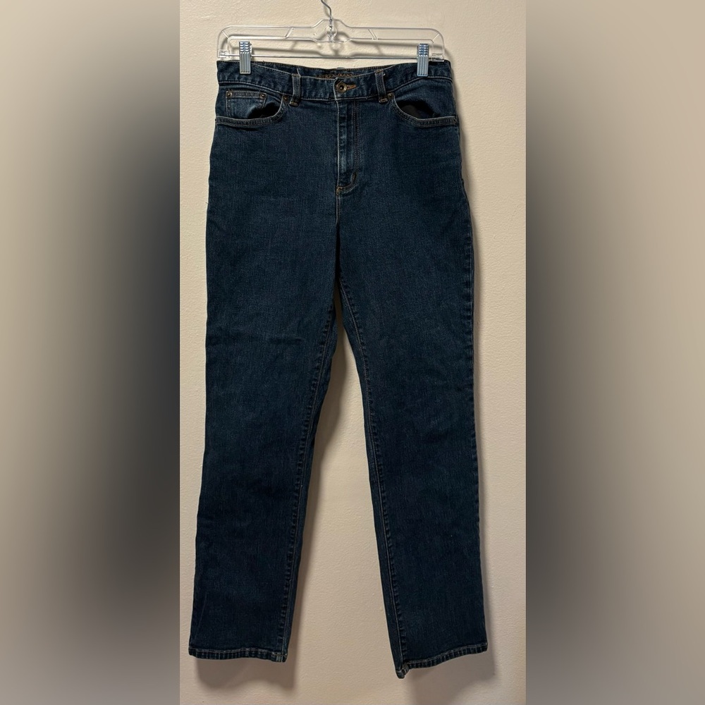 Lauren Jeans Company by Ralph Lauren mom style straight leg jeans